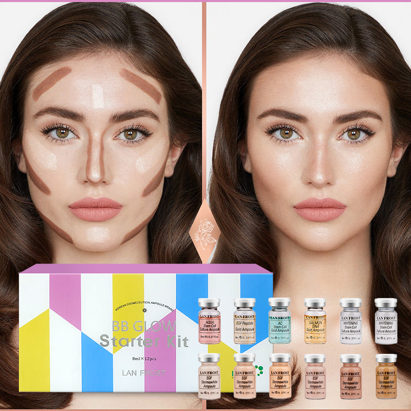 BB Glow Starter Kit Pigment Serum for Microneedling Skin Treatment