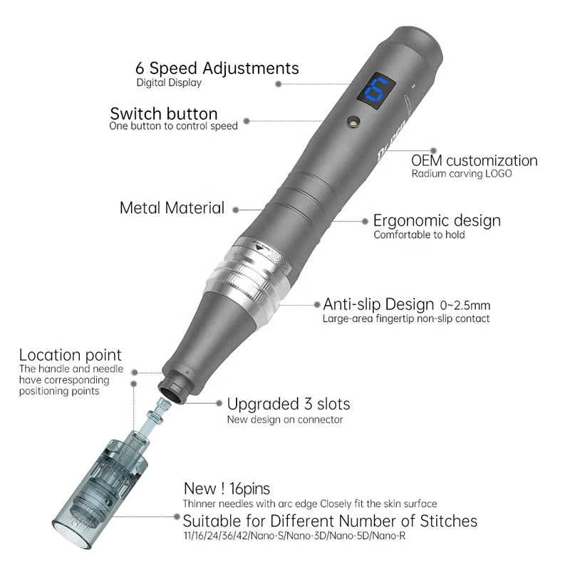 Dr.pen M8-W with 20pcs Cartridges