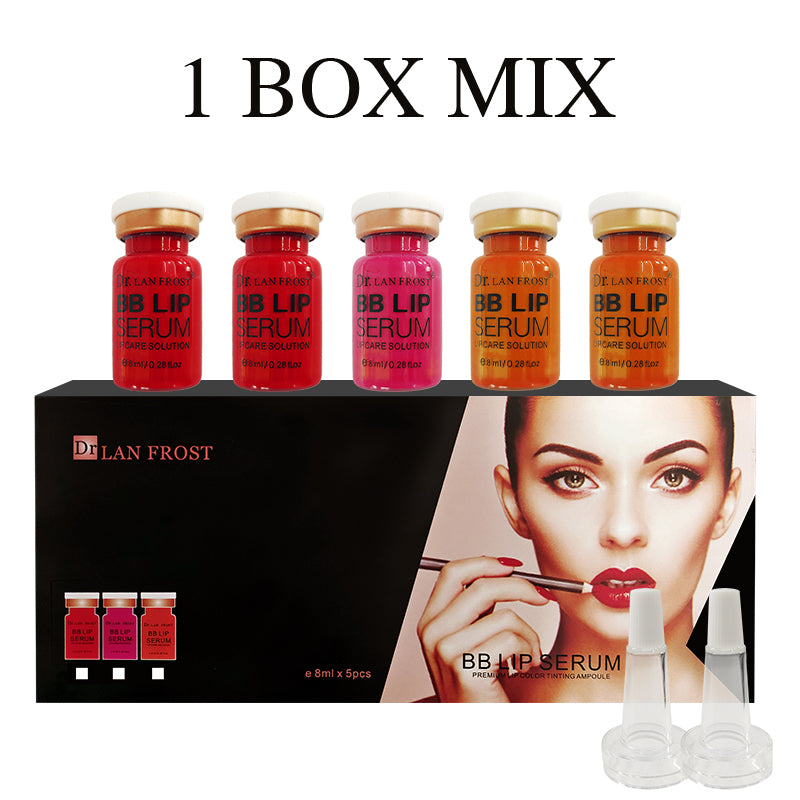 韓国製 8ml BBリップセラムキット セミパーマネントリップグロス BBアンプル リップピグメント モイスチャライザー