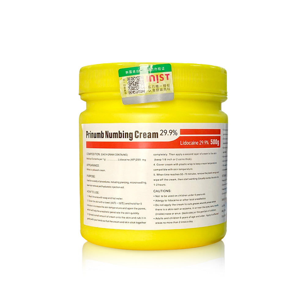 Strongest Skin Numbing Cream 29.9% Lidocaine for Tattoo Waxing Injection Painless 500g Work Fast