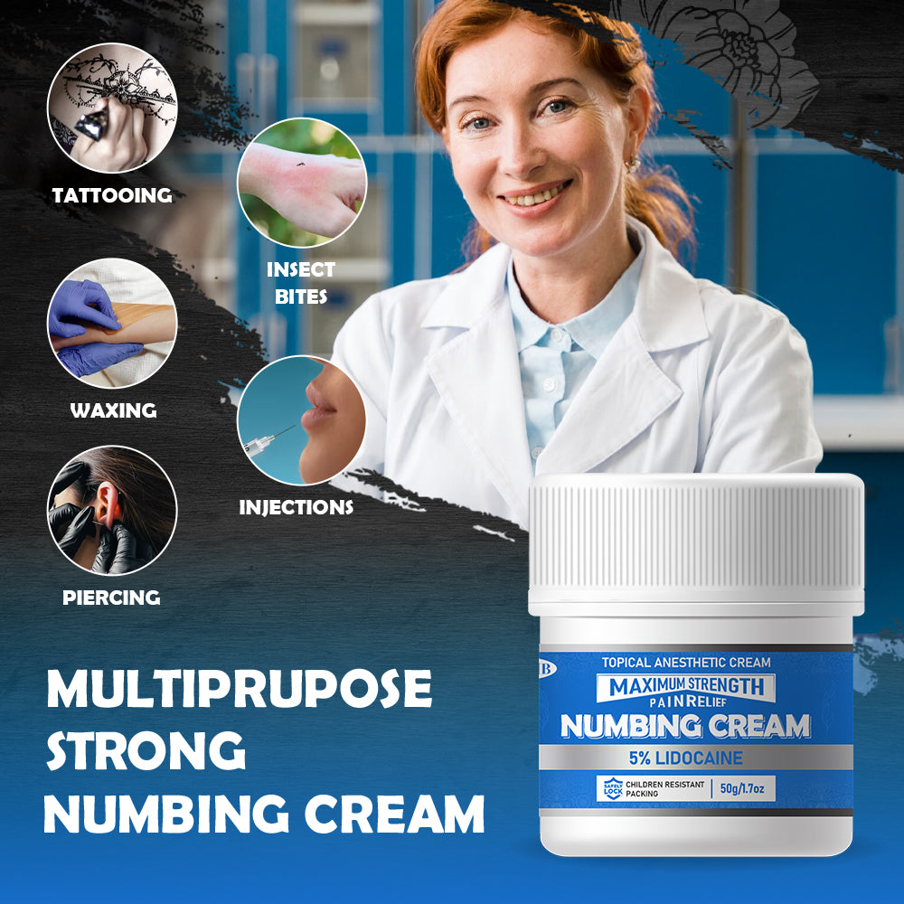 Prinumb FDA Approved Tattoo Numbing Cream Powerful Deep Numbing