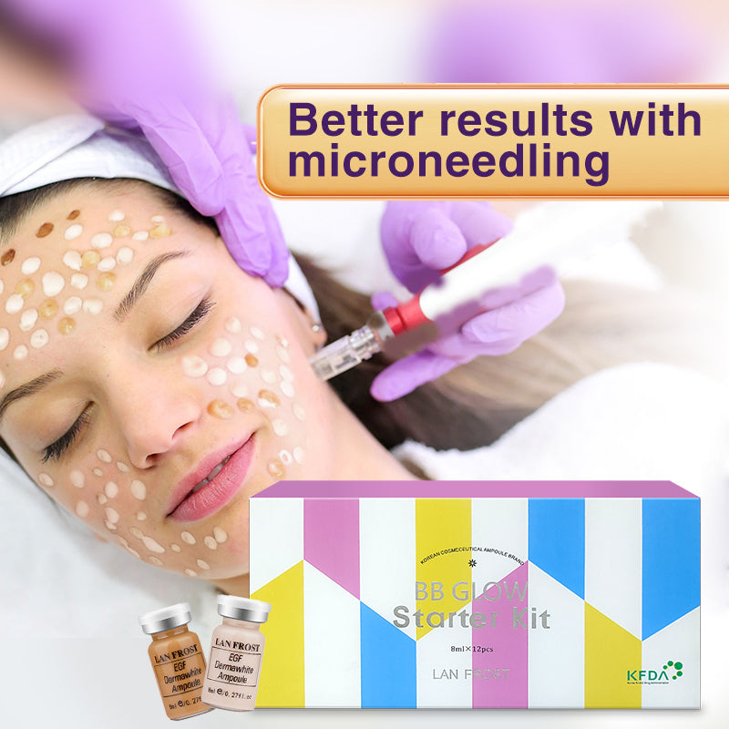 BB Glow Starter Kit Pigment Serum for Microneedling Skin Treatment