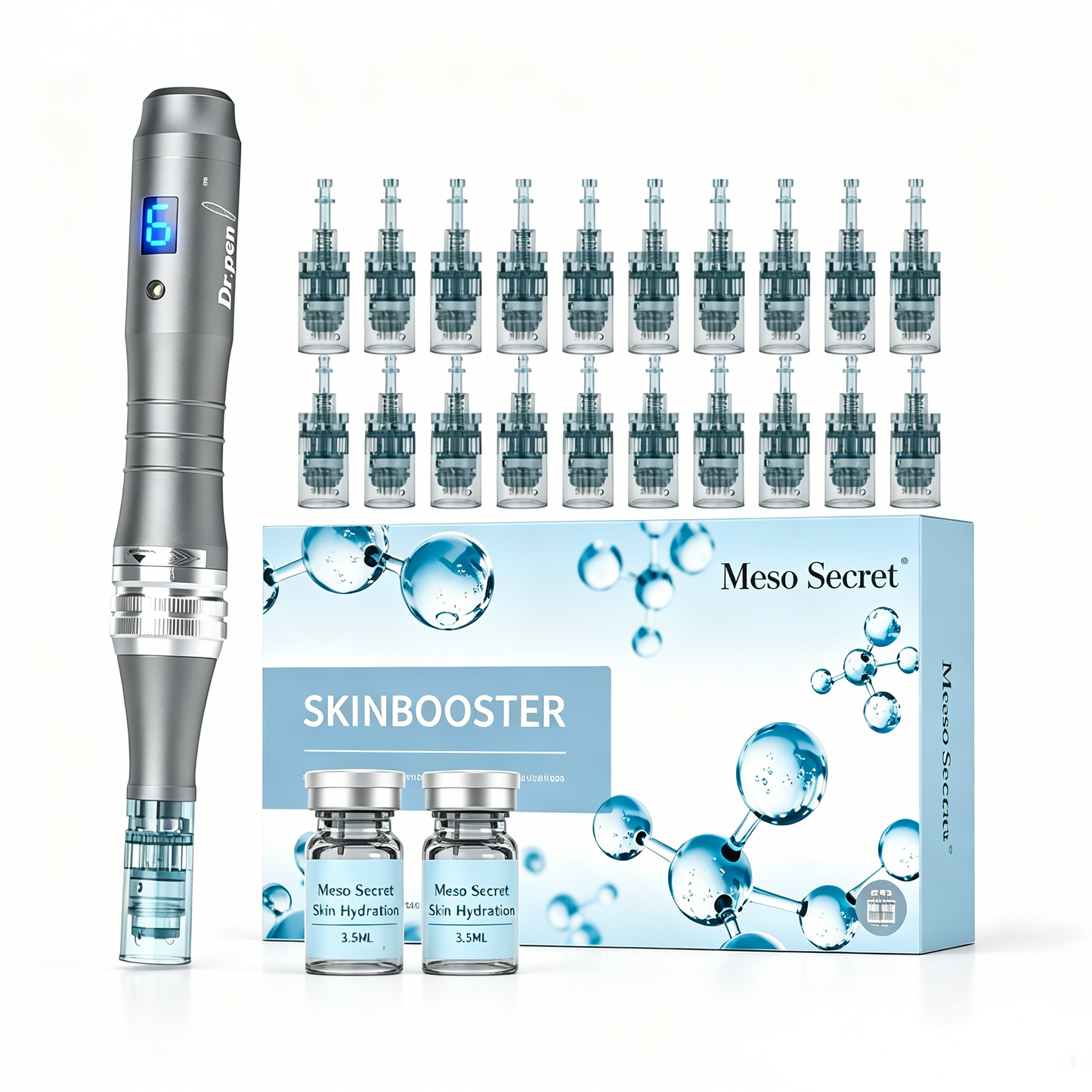 Dr.pen M8-W Microneedling System Skinbooster for Deep Hydration & Skin Glow