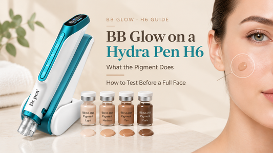 BB Glow on a Hydra Pen H6: What the Pigment Does, and How to Test Before a Full Face