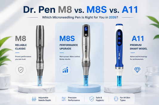 Dr. Pen M8 vs. M8S vs. A11: Which Professional Microneedling Pen is Right for You in 2026?