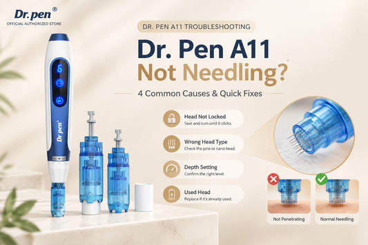 Why Your Dr. Pen A11 Isn't Needling: 8 Reasons the Needles Aren't Penetrating (and the Fix for Each)