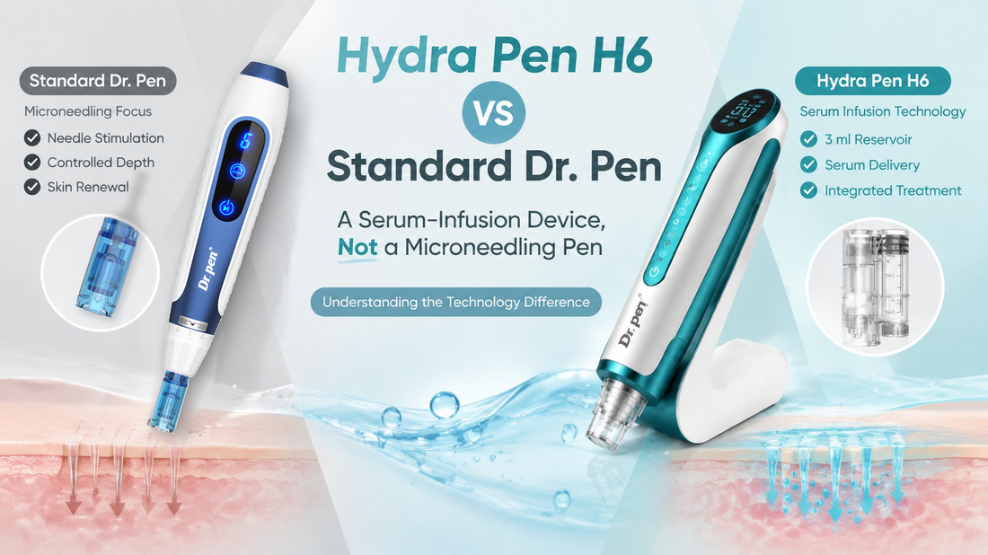 Hydra Pen H6 vs a Standard Dr. Pen: A Serum-Infusion Device, Not a Microneedling Pen