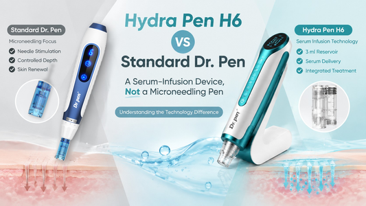 Hydra Pen H6 vs a Standard Dr. Pen: A Serum-Infusion Device, Not a Microneedling Pen