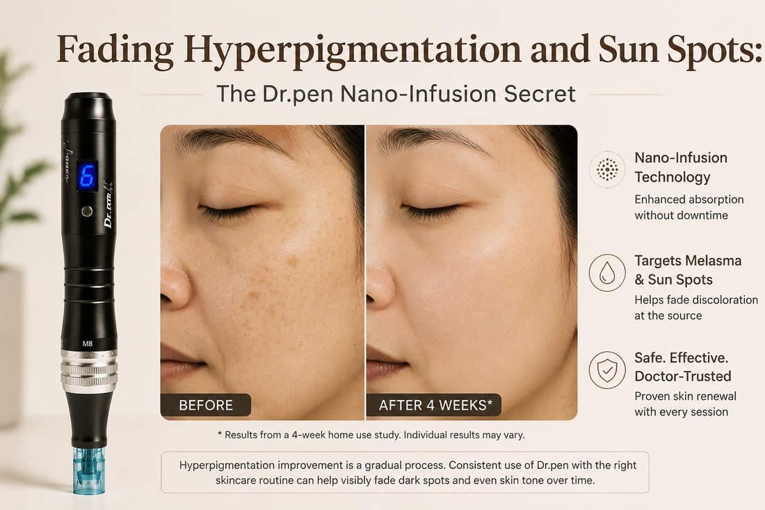Fading Hyperpigmentation and Sun Spots: The Dr.pen Nano-Infusion Secret