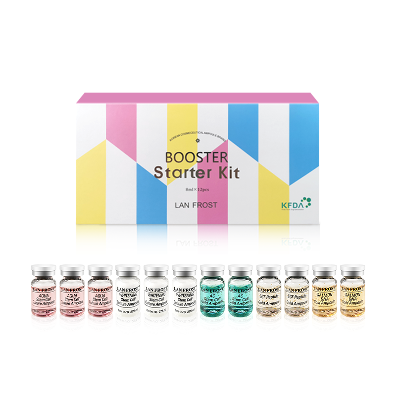 Kit de inicio de gran oferta de Meso White, suero hidratante iluminador y crema para la piel, 8 ml, 12 unidades por caja