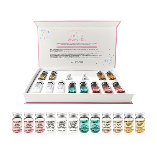 Kit de inicio de gran oferta de Meso White, suero hidratante iluminador y crema para la piel, 8 ml, 12 unidades por caja