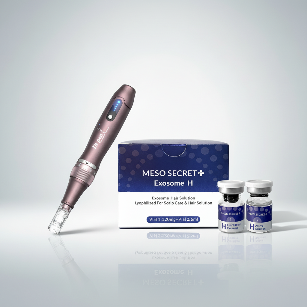 At-Home Scalp Care Kit with Dr.pen A10 & 12 Pin Cartridges & Exosome Serum