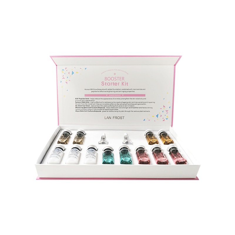 Kit de inicio de gran oferta de Meso White, suero hidratante iluminador y crema para la piel, 8 ml, 12 unidades por caja
