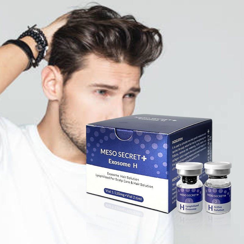 Exosome serum follicle stimulation hair restoration