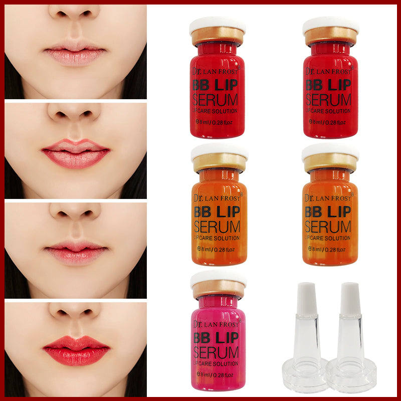 Korea 8ml BB Lips Serum Kit Semi Permanent Lip Gloss BB Ampoule For Lip Pigment Moisturizer