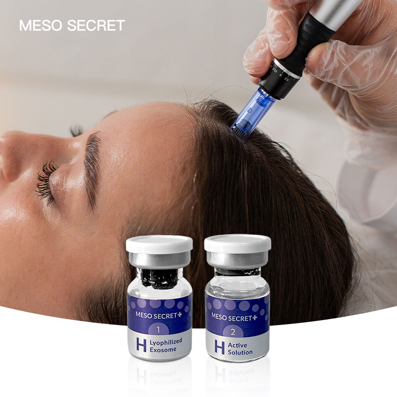 Dr.pen microneedling scalp treatment with exosome serum