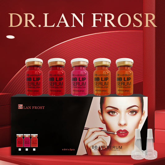 Kit de suero labial BB de 8 ml de Corea, brillo labial semipermanente, ampolla BB para humectante y pigmentación de labios