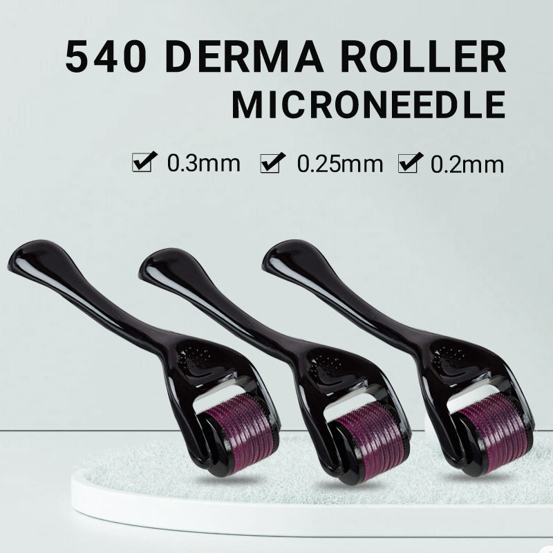 5 Packs Derma Roller 540 Microneedling Roller for Face Hair & Beard