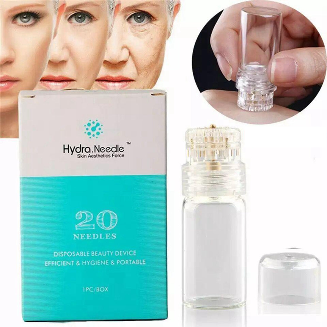 Hydra Needle Derma Stamp 20 Titanium Pins
