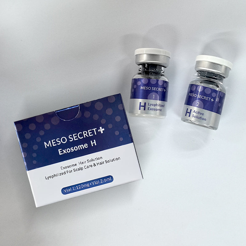 Meso Secret exosome hair growth serum mixing instructions