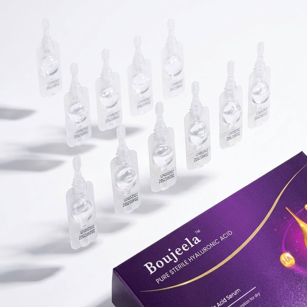 Sérum d'acide hyaluronique pur stérile 4D Boujeela™