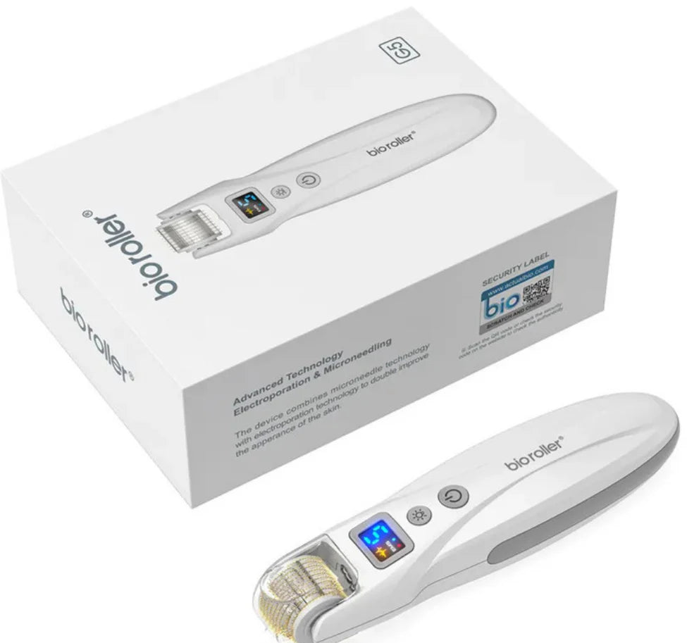 Bio Roller G5 Rechargeable Derma Roller with LED and EMS (540 Pins)