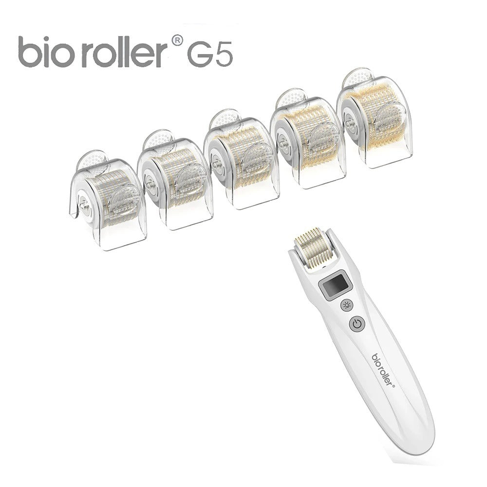 Bio Roller G5 Rechargeable Derma Roller with LED and EMS (540 Pins)