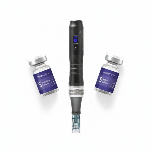 Kit de Microneedling Dr.pen para Cicatrices de Acné con Sueros de Exosomas