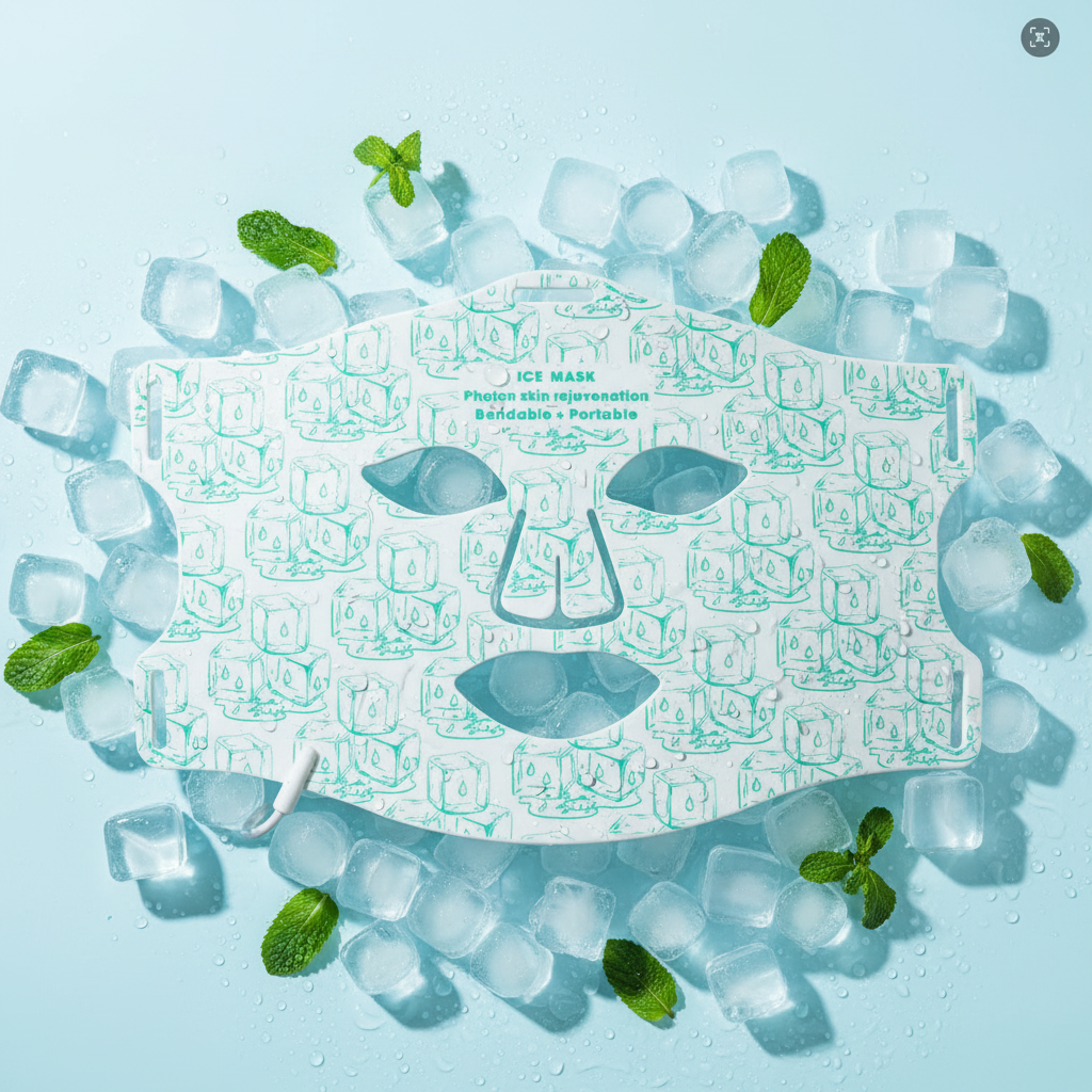 Ice Compress LED Light Therapy Beauty Mask — Cool, Calm & Rejuvenate Your Skin