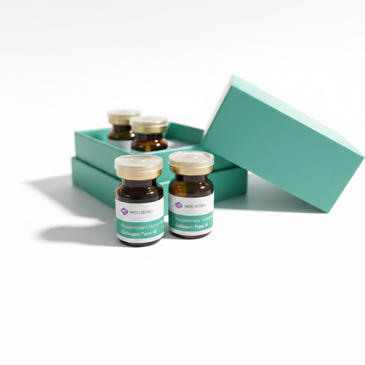 Meso Secret Kit Reconstituyente de Colágeno Tipo III Estimula la Regeneración Natural de la Piel
