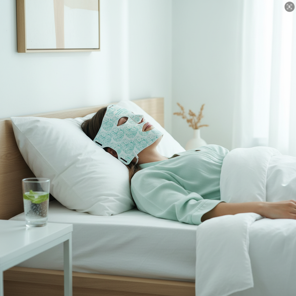 Ice Compress LED Light Therapy Beauty Mask — Cool, Calm & Rejuvenate Your Skin