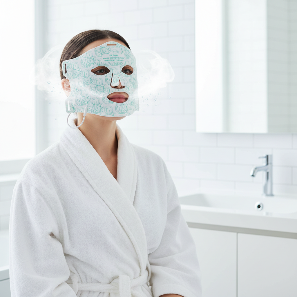 Ice Compress LED Light Therapy Beauty Mask — Cool, Calm & Rejuvenate Your Skin