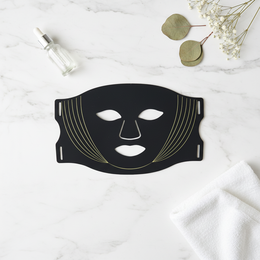 Flexible & Comfortable LED Light Therapy Face Mask — Bendable, Portable & Hands-Free